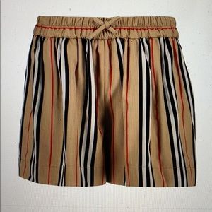 Burberry Striped Shorts